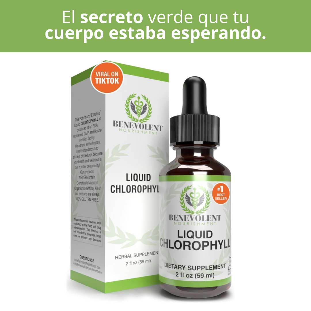 Clorofila Líquida — Detox natural